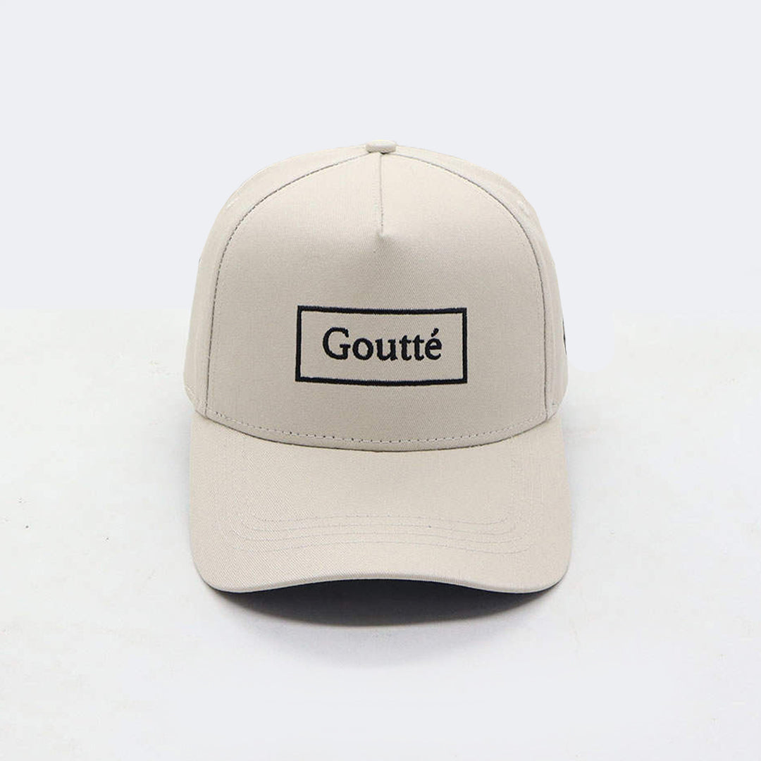 Off White Snapback Cap - Cotton with Satin Lining Cap