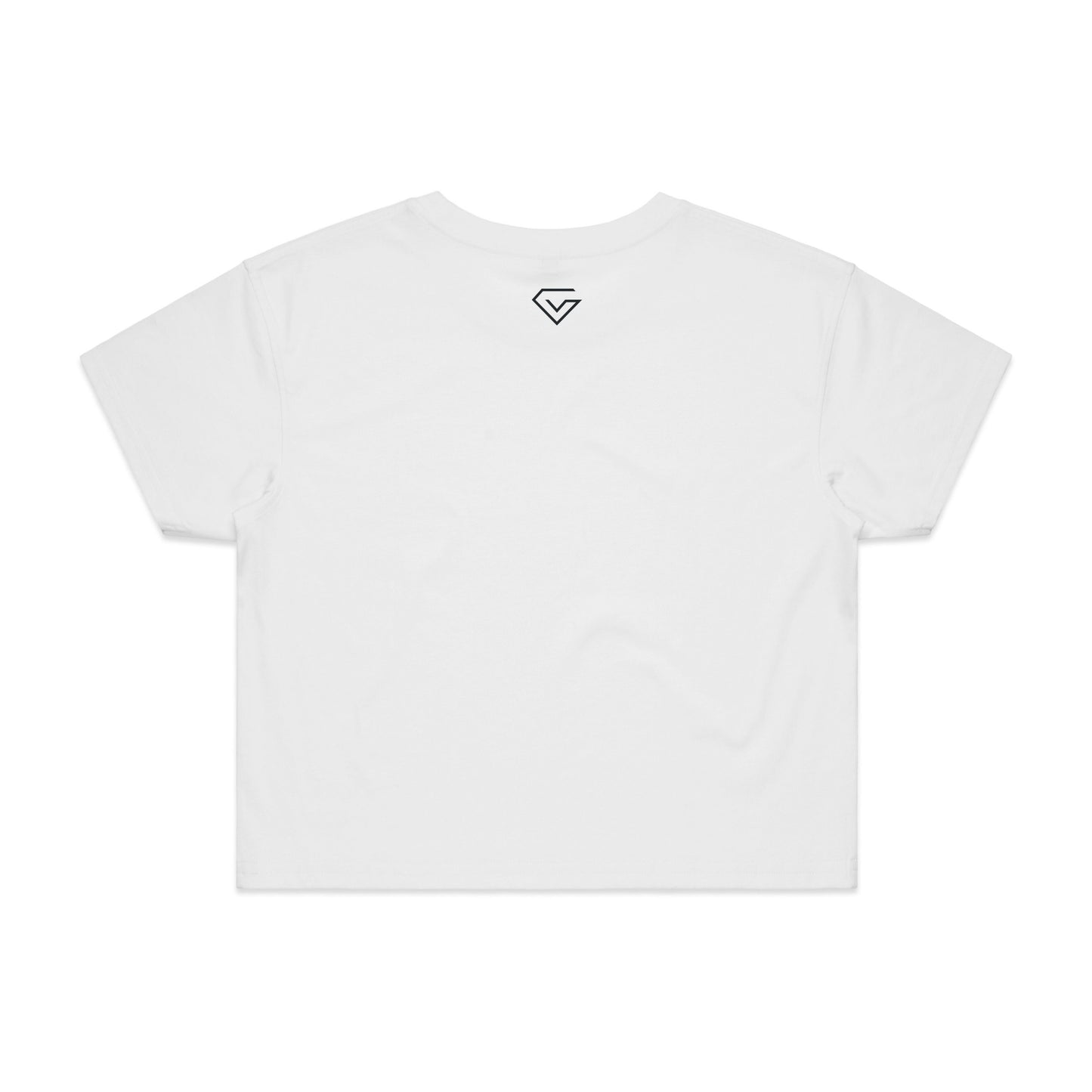 Classic Logo Tee - Women's - White Crop Top