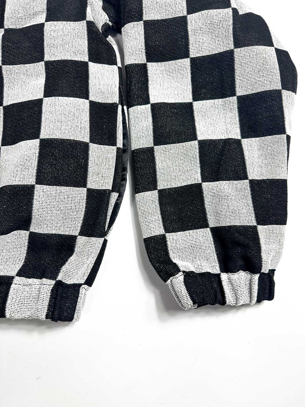 Level the Playing Field - Tapestry Hoodie - Black and White Chessboard Pattern