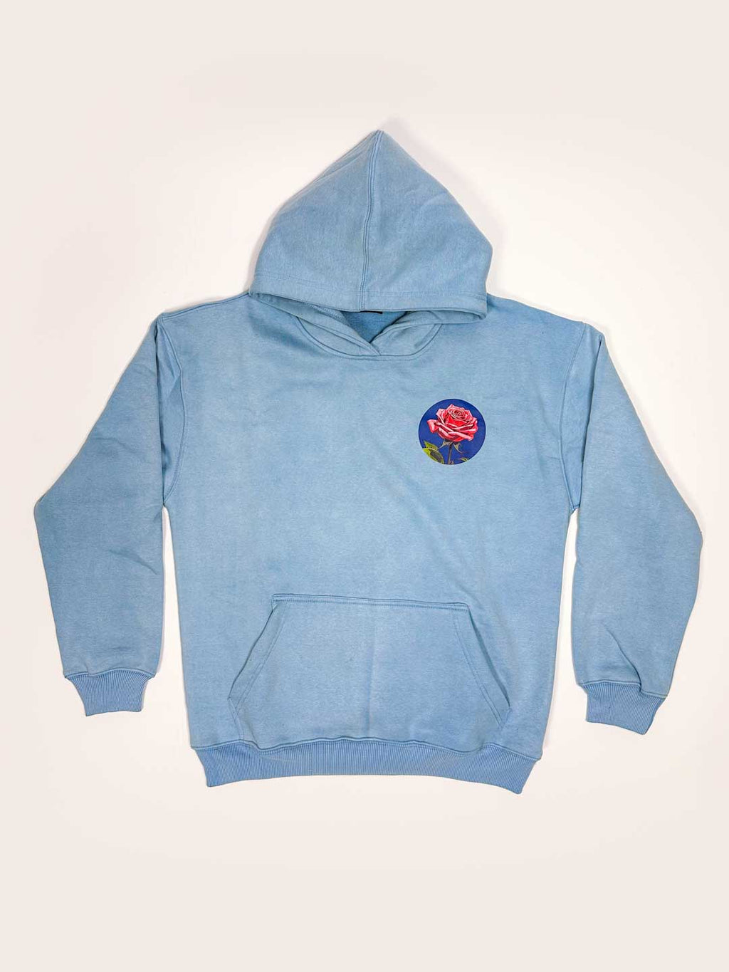 Love of the Game - Heavy Acid Wash Hoodie - Icy Blue