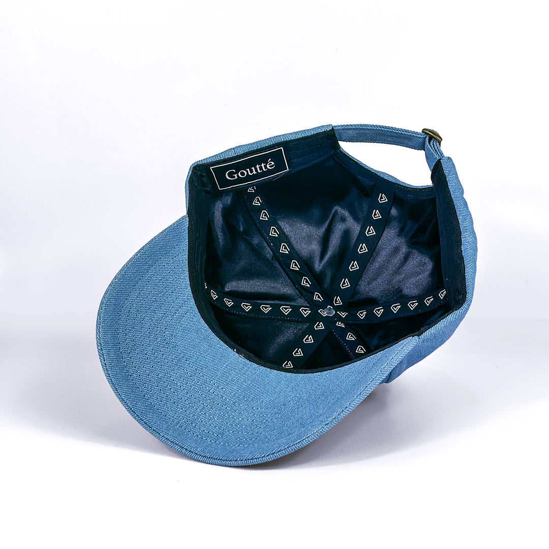 Denim Baseball Cap -  Diamant Bleu