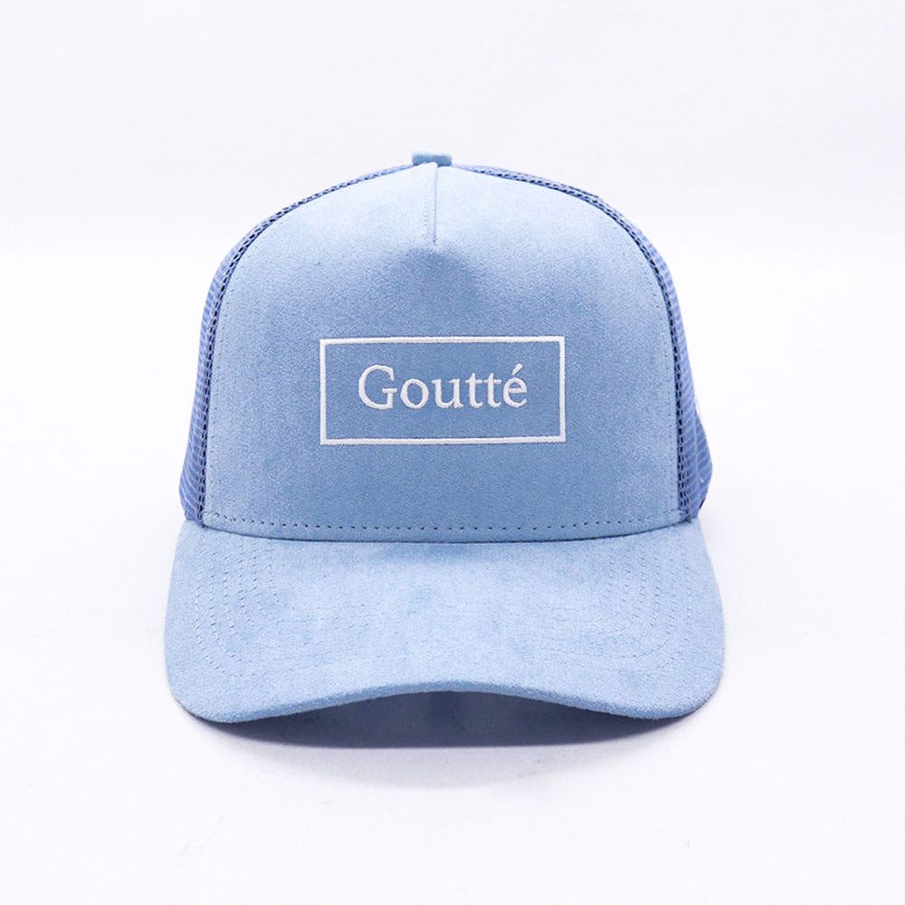 My Baby Blue Suede Trucker Hat