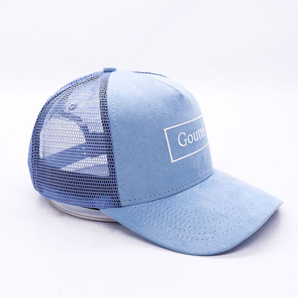 My Baby Blue Suede Trucker Hat