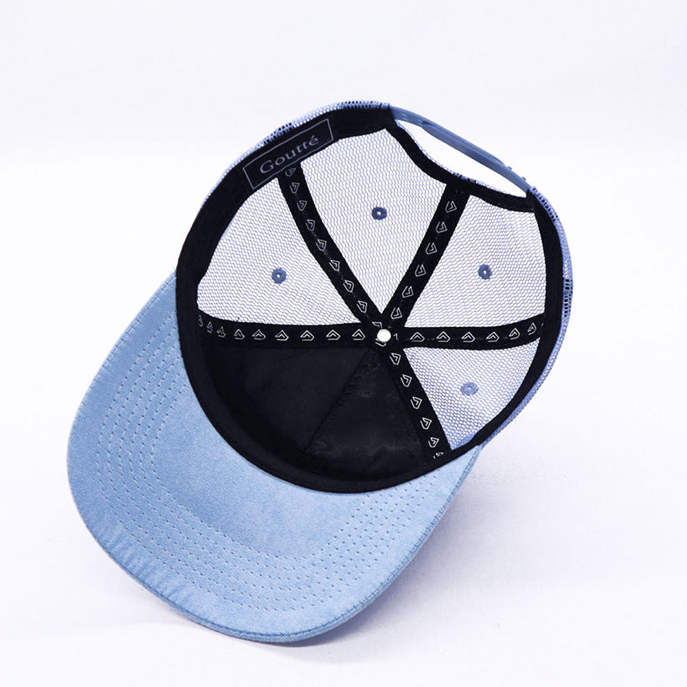 My Baby Blue Suede Trucker Hat