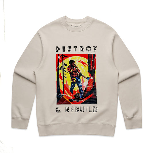 Destroy & Rebuild Sweater - ECRU