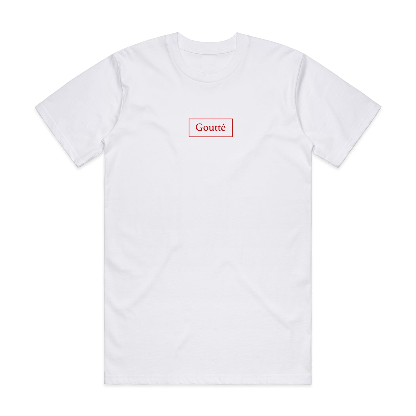 Classic Logo Tee - White with a Red Pen