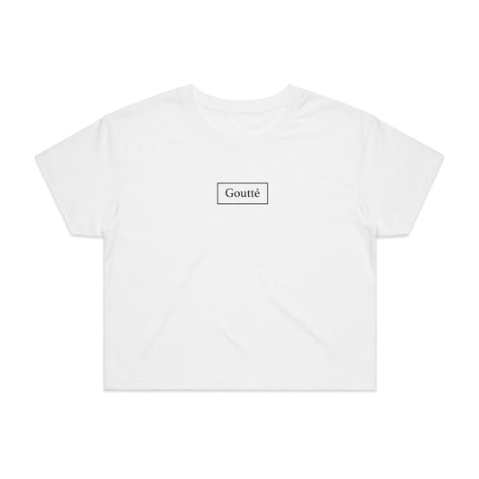 Classic Logo Tee - Women's - White Crop Top