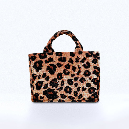 Tapestry Tote Bag - Hunter Leopard